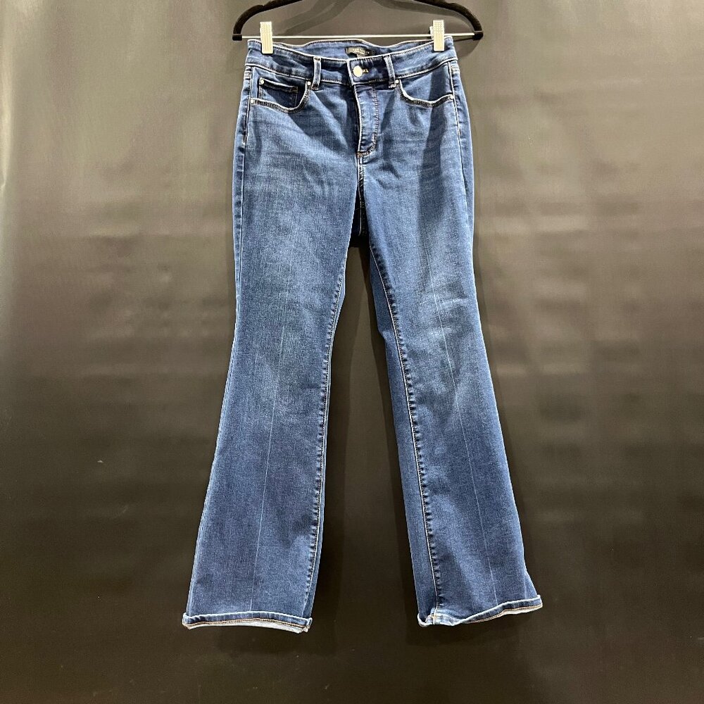 Ann Taylor, Slim, boot, curvy fit.